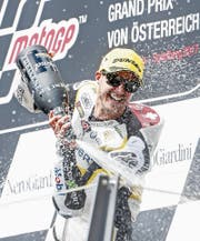 In der MotoGP-Klasse dürfte Tom Lüthi selten auf dem Podest zu sehen sein. (Bild: Erwin Scheriau/Keystone (Spielberg, 13. August 2017))