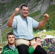Daniel Bösch siegte zuletzt beim Bergfest auf der Schwägalp. (Bild: Gian Ehrenzeller/Keystone (Schwägalp, 20. August 2017))