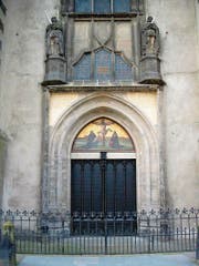 Die Thesentür an der Schlosskirche Wittenberg. (Bild: PD)