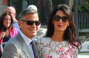 George und Amal Clooney (Bild: Splash News)