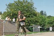Albert Zumstein, hier unterwegs beim Waffenlauf in Muri im Jahr 2011. (Bild: PD)