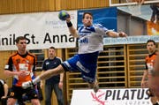 Mit sechs Treffern der beste Krienser: Fabio Baviera. (Archivbild Manuela Jans)