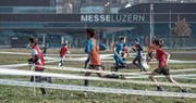 Erfreut sich zunehmender Beliebtheit: der Lozärner Cross auf der Luzerner Allmend.Bild Pius Amrein (11. Februar 2016)