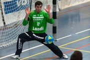 Der Goalie des HC Kriens-Luzern gibt sein Comeback: Roman Schelbert. (Archivbild)
