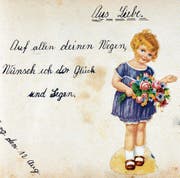 Ein typischer Segensspruch, aber mit Liebe geschrieben.