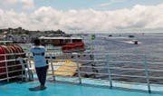 Auf dem Deck des Amazonas-Schiffs hat man den besten Ausblick. (Bild: Christopher Gilb)