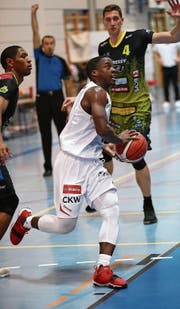 Der Star des Abends: Swiss-Central-Spieler Austin Chatman. (Bild: E. Rea/reamedien.ch)