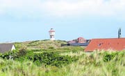 Langeoog: Der markante Wasserturm ist das Wahrzeichen der «Fahrradinsel». (Bild: Angela Allemann)