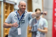 «Unser Fokus liegt seit einer Woche beim Spiel gegen Bern-Muri», sagt Heiko Grimm, Trainer des HC Kriens-Luzern. (Bild: Philipp Schmidli (Luzern, 7. Oktober 2017))