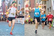 Sieg: der 23-jährige Krienser Stefan Lustenberger (links) und der 42-jährige Urner Manfred Jauch. (Bilder: Philipp Schmidli)