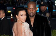 Kim Kardashian und Kanye West. (Bild: Janet Mayer (Splash News))