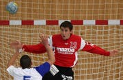 HC Kriens-Luzern-Goalie Roman Schelbert. (Archivbild Philipp Schmidli/Neue LZ)