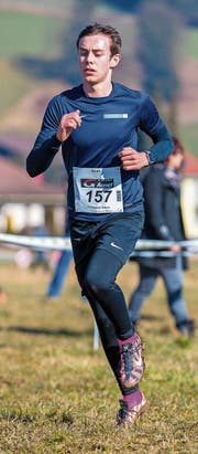 Fand durch seine Schwester Jeanne zur Leichtathletik: der 16-jährige Noah Wildisen aus St. Niklausen.Bild Hanspeter Roos