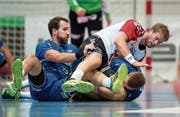 Teamstütze Fabio Baviera (links) trat letzte Woche zurück – wegen Motivationsproblemen. (Bild: Philipp Schmidli (Luzern, 7. Oktober 2017))