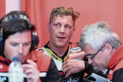Steht vor einer sehr schwierigen Saison: Dominique Aegerter. (Bild: Joe Castro/EPA (20. Oktober 2017))