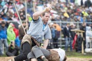 René Suppiger, hier beim Ob- und Nidwaldner Kantonalschwingfest. (Bild: Urs Flüeler / Keystone (Beckenried, 7. Mai 2017))