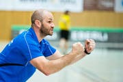 Trainer Heiko Grimm: «Ich möchte die Spieler individuell dahin bringen, dass sie für sich selber, aber auch für sich als Teil der Mannschaft und damit für den Teamerfolg ein Maximum an Verantwortung übernehmen», sagt Coach Heiko Grimm. (Archivbild Dominik Wunderli)