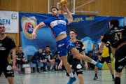 Aleksandar Radovanovic (22) im Heimspiel gegen Suhr Aarau. (Bild: Corinne Glanzmann (Kriens, 19. Februar 2017))
