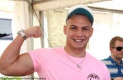 Gibt sich stark: Pietro Lombardi. (Bild: Bang Showbiz Entertainment)