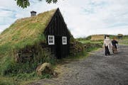 In Island gibt es alte Häuser, welche an den Seiten mit Torfblöcken isoliert sind. (Bild: Alexandra Gächter)