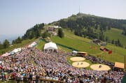 Blick auf die Schwingarena auf der Rigi. (Bild: PD)
