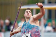 Imponierte beim Meeting in Luzern: Johannes Vetter. (Bild: Gian Ehrenzeller/Keystone (11. Juli 2017))