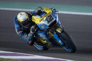 Tom Lüthi startet am Sonntag zu seinem 1. Rennen in der Moto GP. (Bild: Benjamin Soland / Freshfocus (Losail, 17. März 2018))