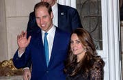 Sie haben keinen Hochzeitsbaum mehr: Prinz William und Herzogin Kate. (Bild: bangshowbiz)