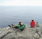 Ausruhen auf einem Felsen und die Weite des Atlantiks erleben. (Bild: Justin Koller)