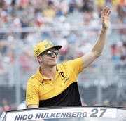 Nico Hülkenberg auf der Fahrerparade am Circuit Gilles Villeneuve von Montreal. Am Grand Prix von Kanada holte sich der Deutsche den achten Rang. (Bild: Imago (11. Juni 2017))