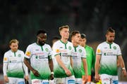 Für den FC St.Gallen war die Niederlage gegen den FC Thun die zweite in Serie. (Bild: Keystone)
