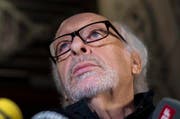 Karl Dall nach der Urteilseröffnung am Dienstag in Zürich. (Bild: Keystone)