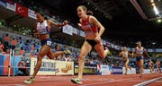An den Hallen-Europameisterschaften 2017 hat Selina Büchel (Mitte) über 800 m gewonnen. Auch in Birmingham ist ihr einiges zuzutrauen. (Bild: Michael Steele/Getty (Belgrad, 5. März 2017))