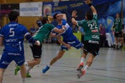 Aufnahme während dem Match HC Kriens Luzern vs Wacker Thun. Im Bild Aleksander Radovanovic vom HCL in Aktion. (Bild: Nadia Schärli / LZ (Kriens, 14. März 2017))