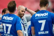 HC Kriens Trainer Heiko Grimm. (Bild: Philipp Schmidli)
