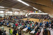 Blick in die Halle in Sarnen. (Bild: Roger Grütter (Sarnen, 11. März 2018))