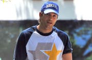 Ashton Kutcher, einer der Hauptdarsteller der TV-Serie «Two And A Half Men» in Hollywood. (Bild: bangshowbiz / Splash News)