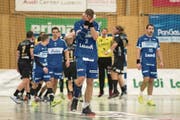 Enttäuschter Krienser Daniel Fellmann nach dem Ausscheiden. (Bild: Dominik Wunderli (Kriens, 23. April 2017))