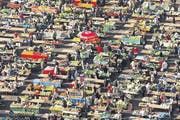 Der Marktplatz Dolac wird auch der «Bauch von Zagreb» genannt. (Bild: Zagreb Tourist Board/P. Macek)