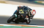Kam bei den Tests im spanischen Valencia noch nicht auf Touren: Dominique Aegerter. (Bild: Freshfocus/Chippy Wood (Valencia, 7. Februar 2018))