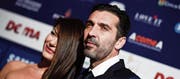 Gianluigi Buffon mit seiner Partnerin Ilaria D’Amico. (Bild: Daniele Badolato/Getty (Mailand, 27. November 2017))