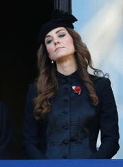 Kate Middleton ist angeblich mit ihrem dritten Kind schwanger. (Bild: AP)