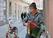 Strassenmusiker in der Grazer Altstadt. (Bild: Karte oas)