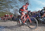 Führte bei Gent–Wevelgem seinen Captain Greg van Avermaet zum Sieg: Stefan Küng. (Bild: Tim de Waele/Freshfocus (Wevelgem, 26. März 2017))