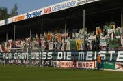 Heute sehnen sich viele Anhänger des FCSG das Espenmoos zurück. (Bild: Archiv)