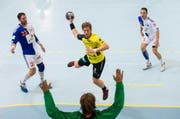 Jost Brücker, hier in einem Spiel mit TSV St. Otmar St. Gallen. (Bild: Archiv Keystone)