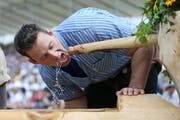 Gehört zu den Topfavoriten: Kilian Wenger, hier am Innerschweizerischen in Emmen. (Bild: Philipp Schmidli / Neue LZ)