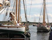 Treffen der Traditionssegler im Hafen von Svendborg. (Bild: Lutz Redecker)