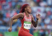 Morgen über 100 m in Luzern: Michelle Lee-Ahye aus Trinidad und Tobago. (Bild: Johannes Eisele/Getty (Rio de Janeiro, 15. August 2016))