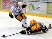 Zugs Yannick Blaser in einem Meisterschaftsspiel vom März 2014 gegen den SC Bern (Bild: KEYSTONE/PHOTOPRESS/KARL MATHIS)